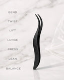 StainlessTweezer Tip Precision Cosmetic Makeup Lash Tool, Balanced Weight Flawless Handle, Minimalist Style Style Setup Essential Lash Component